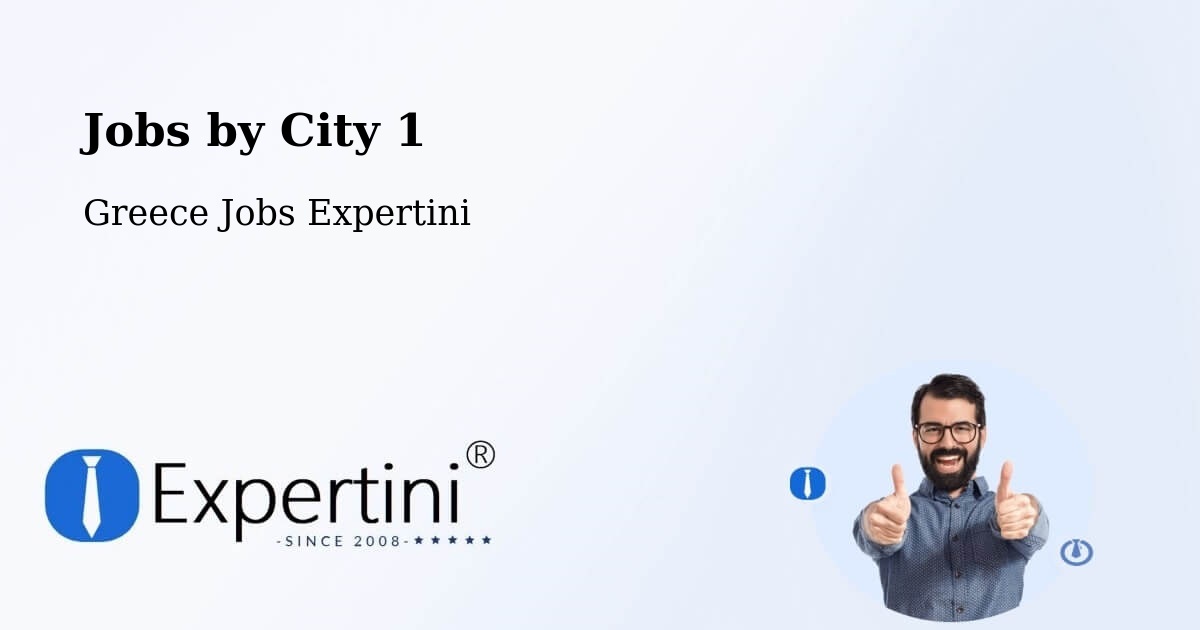 City Jobs in Greece - Expertini